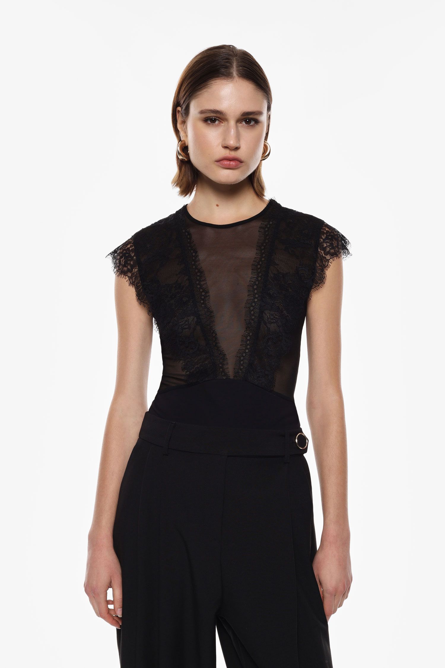 BODY IN PIZZO NERO Imperial BODY IN PIZZO NERO Imperial