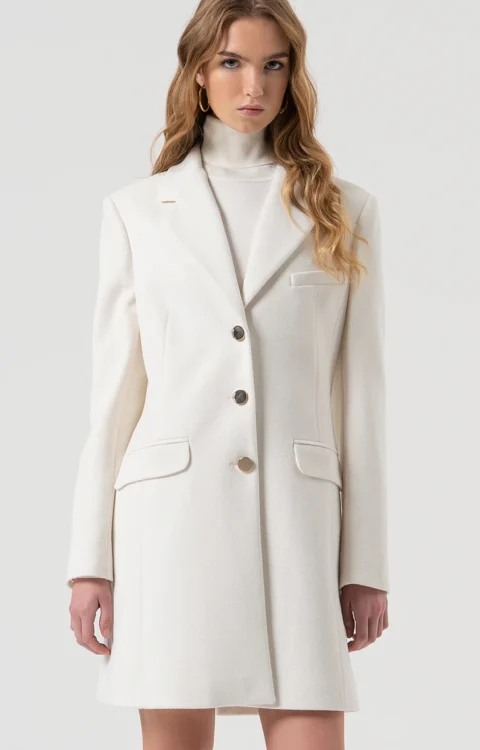 CAPPOTTO MONOPETTO AVORIO Fracomina