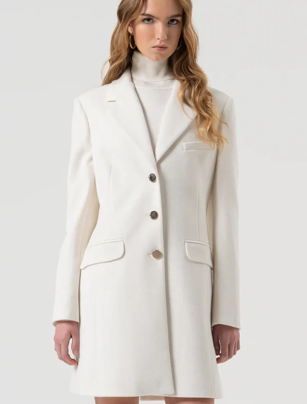 CAPPOTTO MONOPETTO AVORIO Fracomina