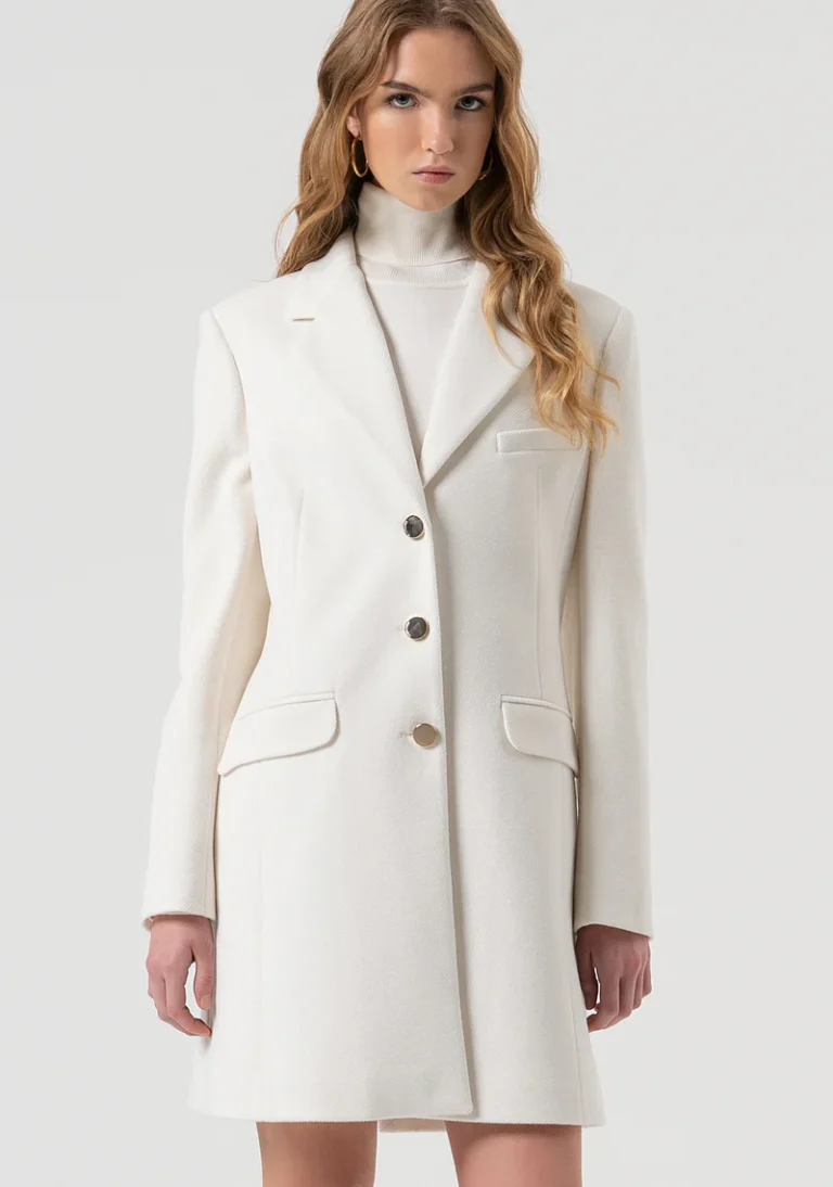 CAPPOTTO MONOPETTO AVORIO Fracomina