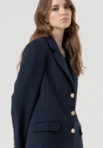 CAPPOTTO MONOPETTO BLU NAVY Fracomina