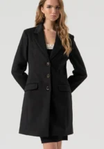 CAPPOTTO MONOPETTO NERO Fracomina