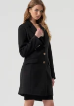 CAPPOTTO MONOPETTO NERO Fracomina