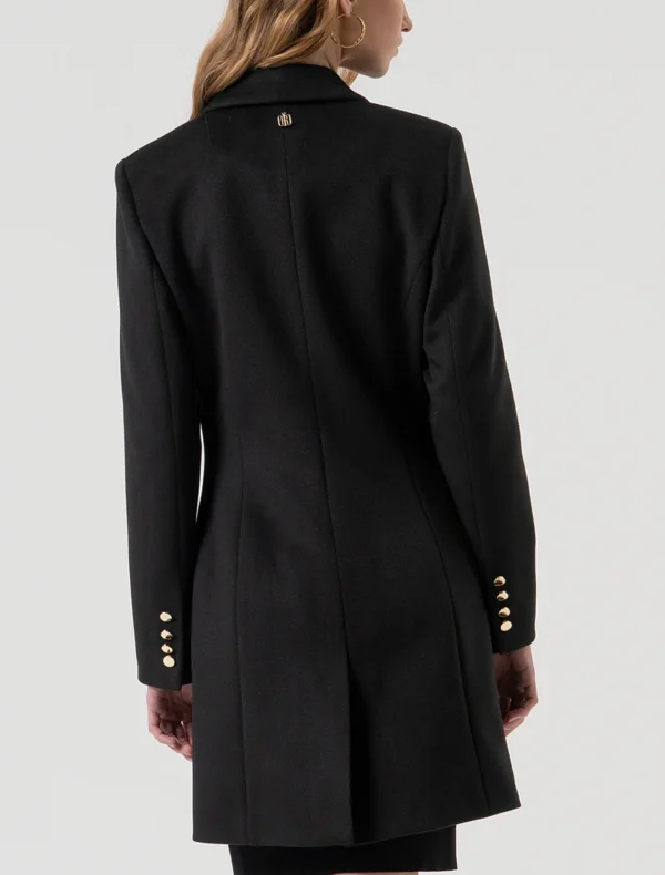 CAPPOTTO MONOPETTO NERO Fracomina