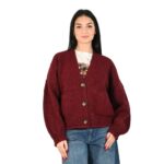 CARDIGAN OVER BORDEAUX Haveone