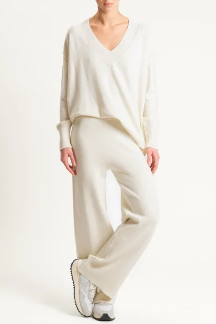 COMPLETO IN MAGLIA BIANCO Haveone