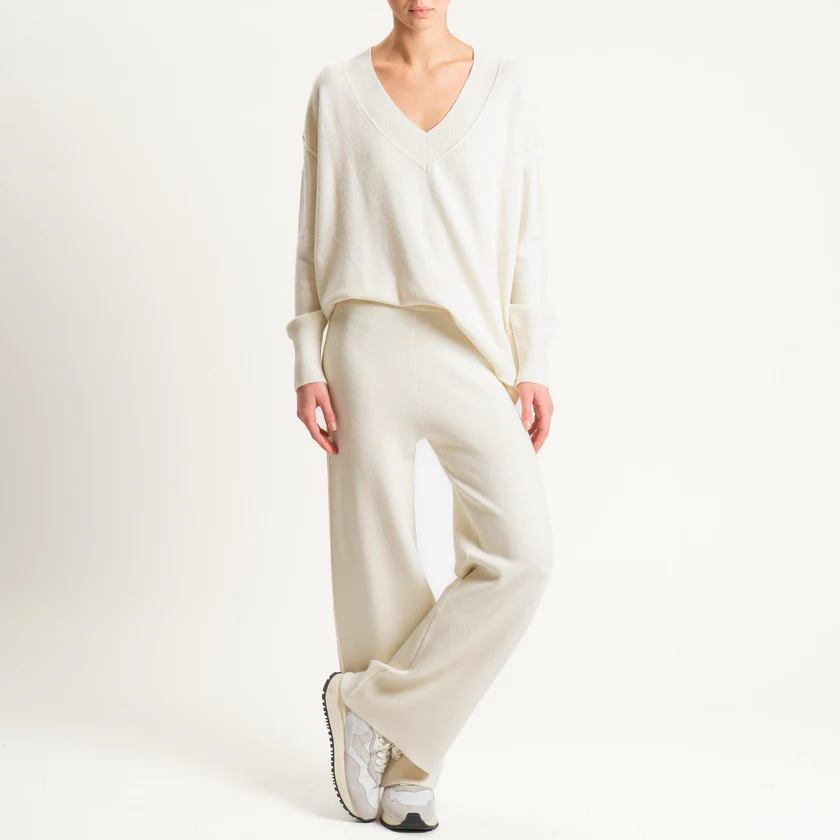 COMPLETO IN MAGLIA BIANCO Haveone COMPLETO IN MAGLIA BIANCO Haveone