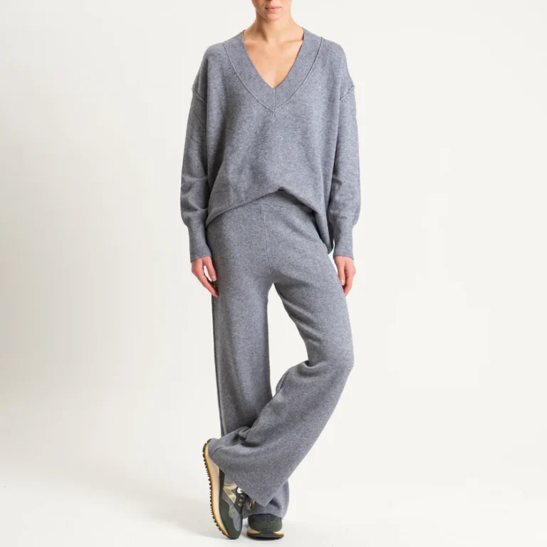 COMPLETO IN MAGLIA GRIGIO Haveone