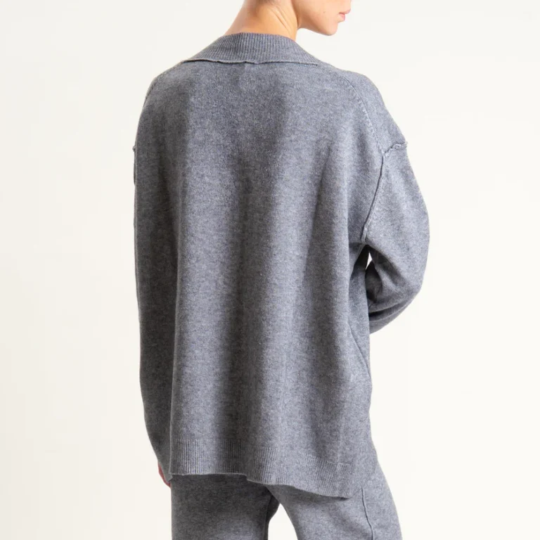 COMPLETO IN MAGLIA GRIGIO Haveone