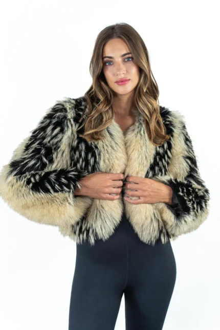 ECOPELLICCIA CROP MULTICOLOR Le voliere