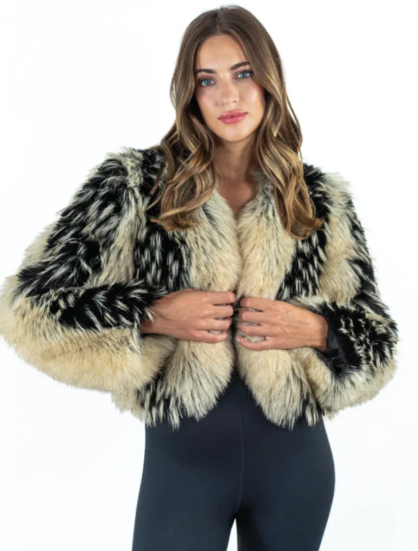 ECOPELLICCIA CROP MULTICOLOR Le voliere