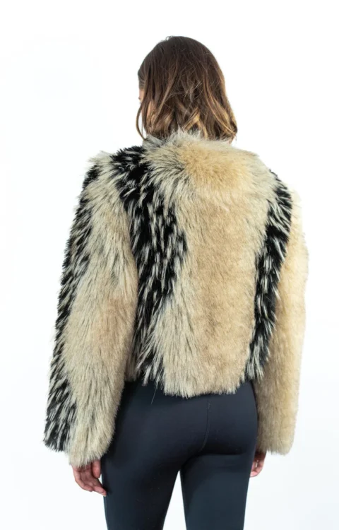 ECOPELLICCIA CROP MULTICOLOR Le voliere