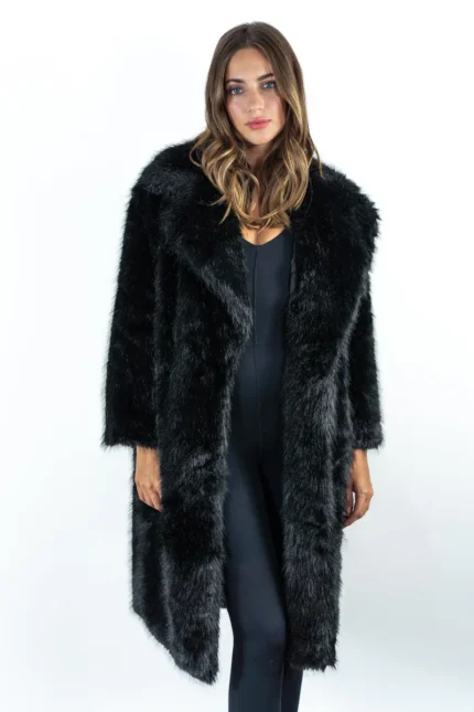 ECOPELLICCIA LUNGA NERA Le Volière