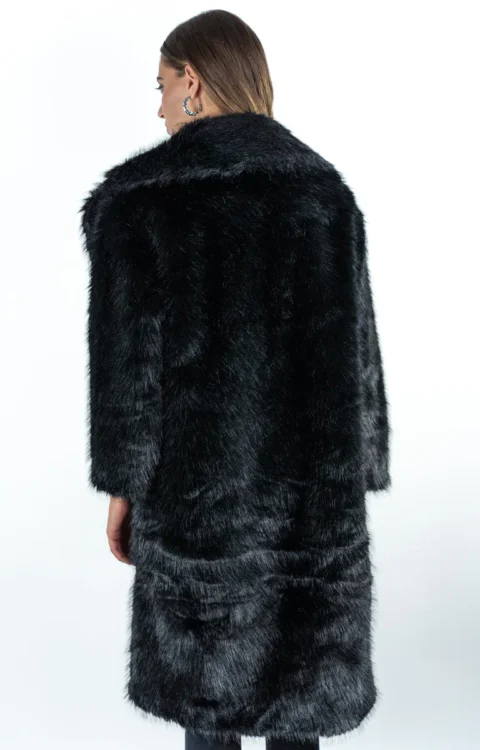 ECOPELLICCIA LUNGA NERA Le Volière