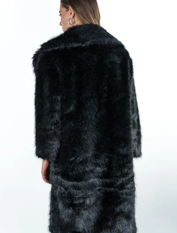 ECOPELLICCIA LUNGA NERA Le Volière