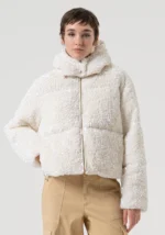 GIACCA PIUMINO BIANCO IN PAILLETTES Fracomina