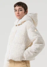 GIACCA PIUMINO BIANCO IN PAILLETTES Fracomina