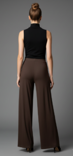 PANTALONE MOKA IN MAGLINA Have One