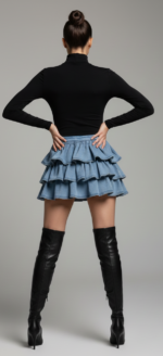 GONNA VOLANT IN DENIM Anna Rock