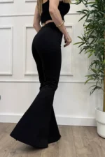 PANTALONE A ZAMPA NERO Haveone