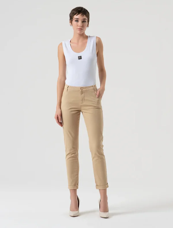 PANTALONE CHINO BEIGE Fracomina
