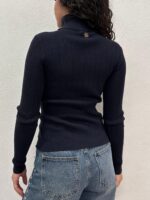 MAGLIA DOLCEVITA STRASS BLU NAVY Fracomina