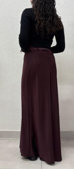 GONNA LUNGA SATIN VINACCIA Imperial