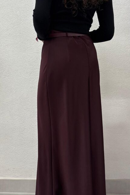 GONNA LUNGA SATIN VINACCIA Imperial