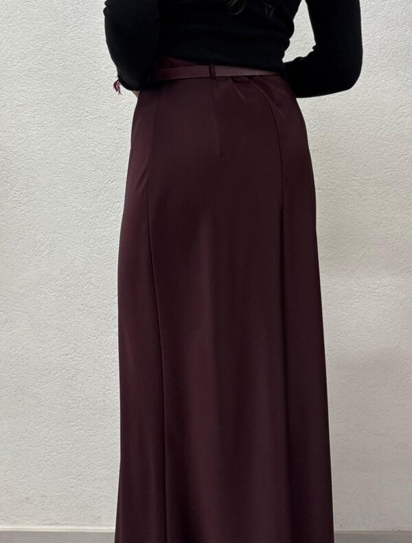 GONNA LUNGA SATIN VINACCIA Imperial