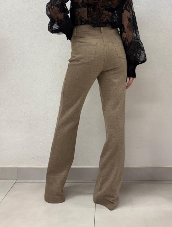 PANTALONE IN FLANELLA BEIGE Fracomina