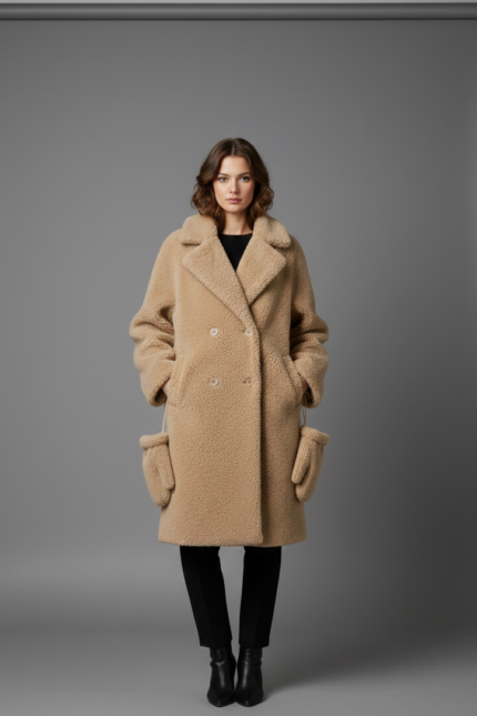 CAPPOTTO TEDDY BEIGE Rinascimento