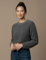 MAGLIONE PULL BOUCLÈ ANTRACITE Glamorous