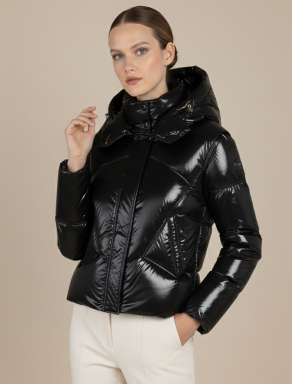 PIUMINO LAMINATO NERO Rinascimento