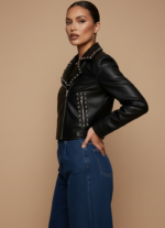 CHIODO IN ECOPELLE BORCHIATO Glamorous