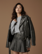 CHIODO IN ECOPELLE EFFETTO VINTAGE Glamorous