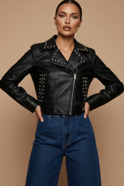 CHIODO IN ECOPELLE BORCHIATO Glamorous