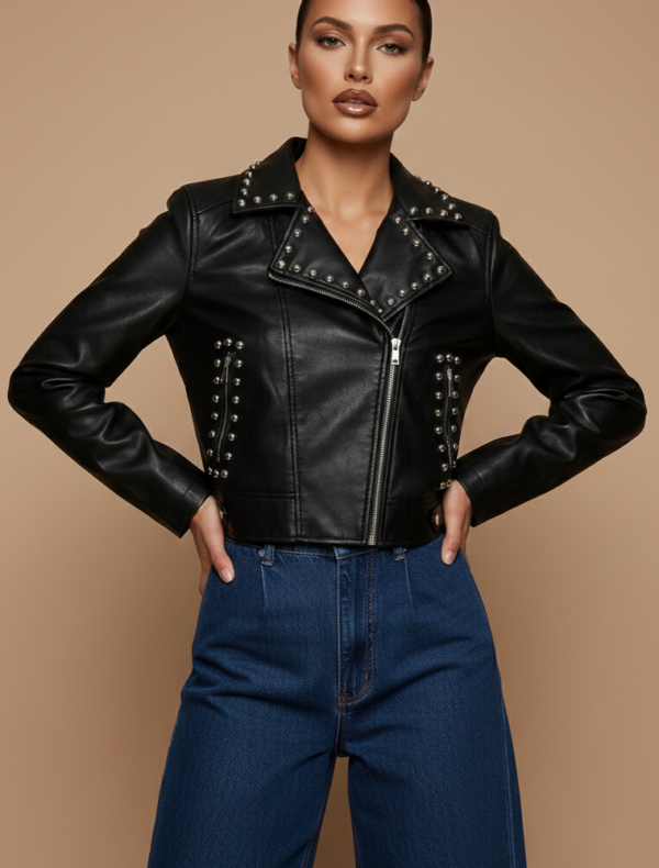 CHIODO IN ECOPELLE BORCHIATO Glamorous