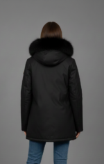 GIACCA PARKA NERO Rinascimento