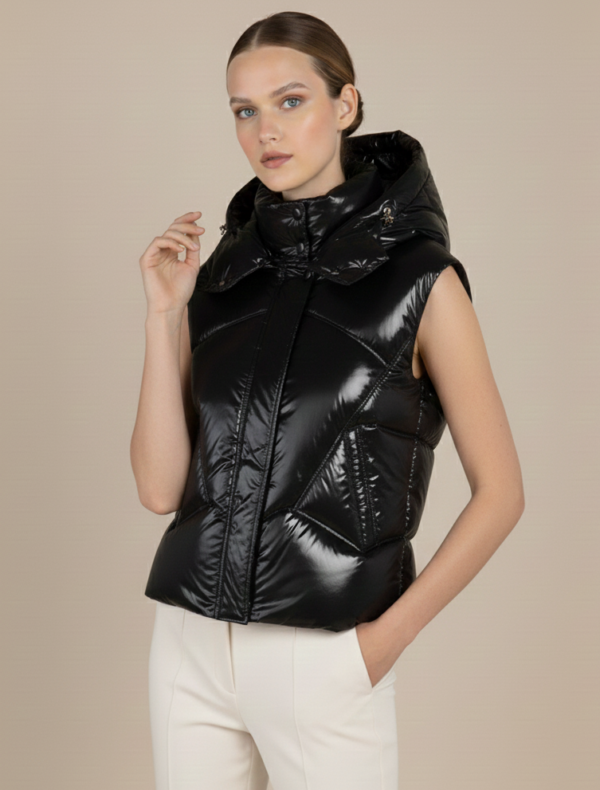 PIUMINO LAMINATO NERO Rinascimento