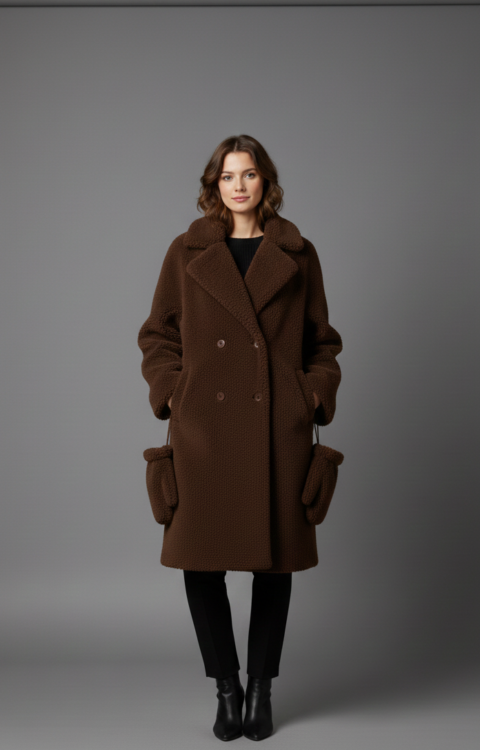 CAPPOTTO TEDDY CIOCCOLATO Rinascimento