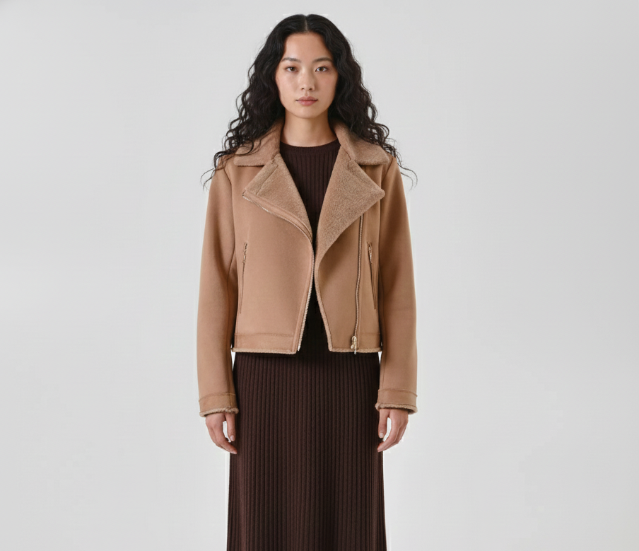 GIACCA ECOMONTONE CAMMELLO Rinascimento