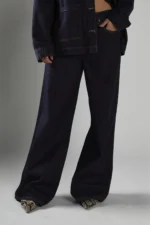 JEANS DENIM SCURO WIDE LEG Glamorous