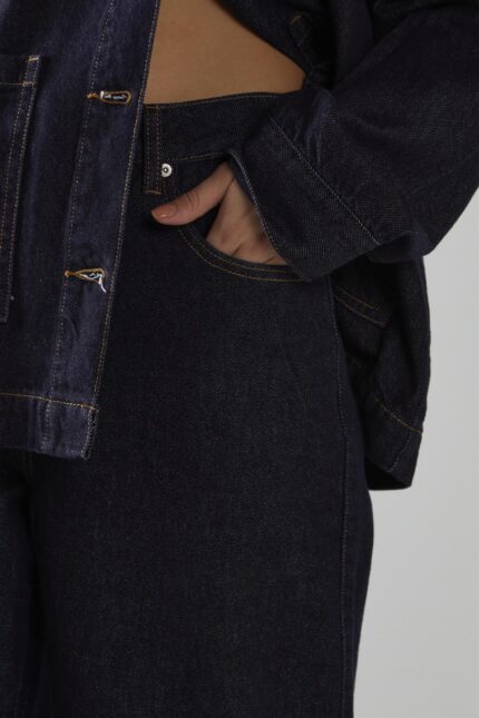 JEANS DENIM SCURO WIDE LEG Glamorous