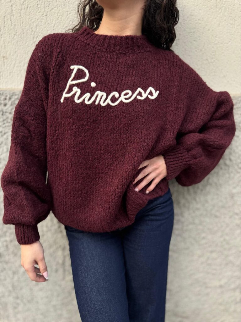 MAGLIA PULL PRINCESS BORDEAUX You Decide
