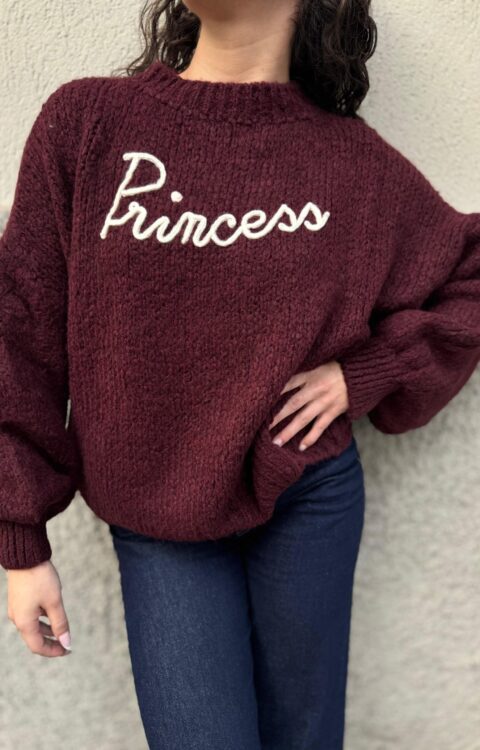 MAGLIA PULL PRINCESS BORDEAUX You Decide