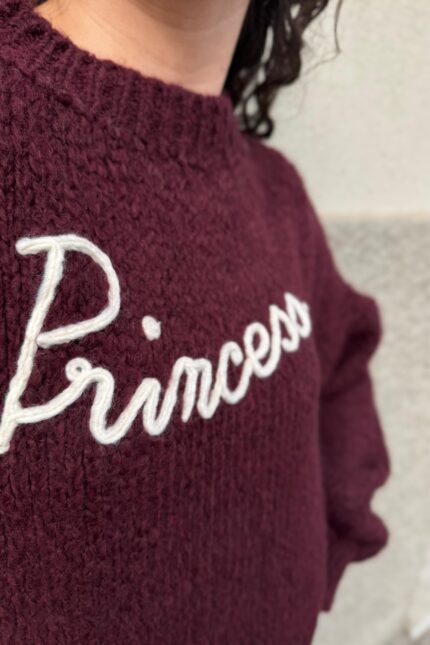 MAGLIA PULL PRINCESS BORDEAUX You Decide