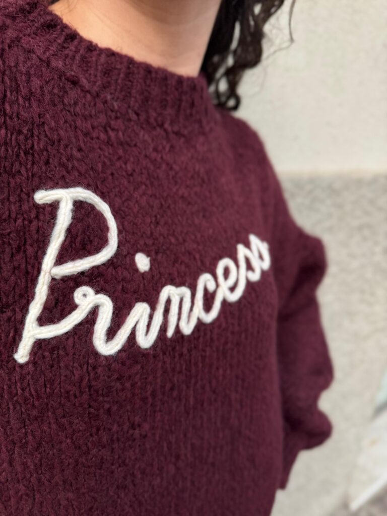 MAGLIA PULL PRINCESS BORDEAUX You Decide