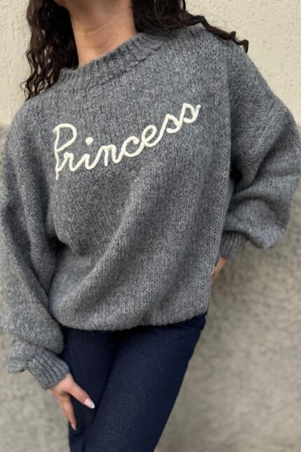 MAGLIA PULL PRINCESS GRIGIO You Decide