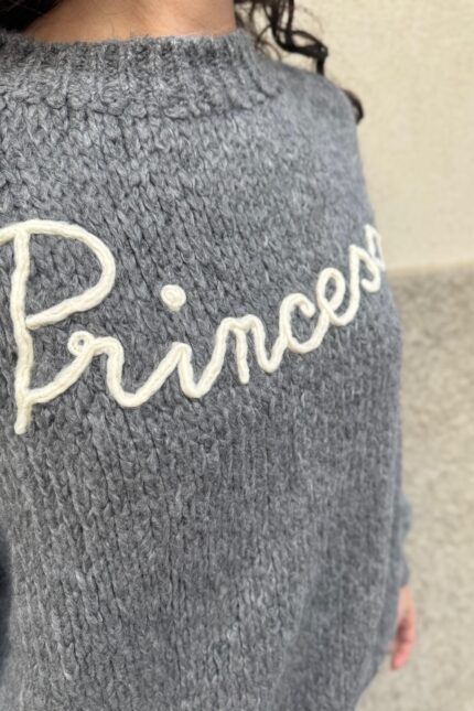 MAGLIA PULL PRINCESS GRIGIO You Decide
