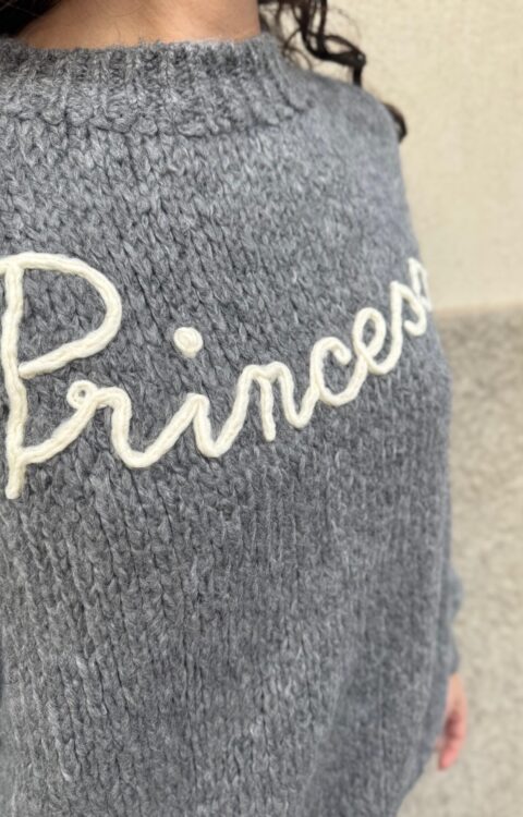 MAGLIA PULL PRINCESS GRIGIO You Decide
